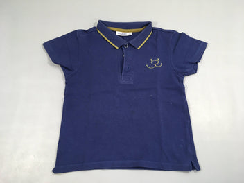 Polo m.c bleu