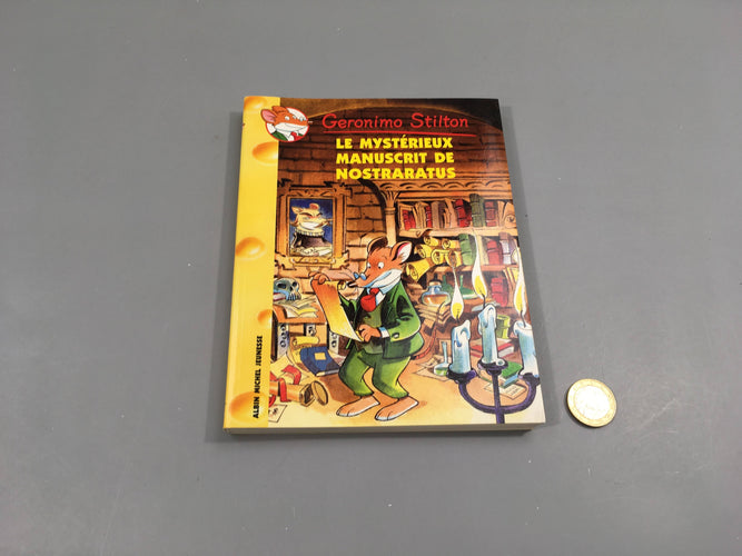 Le mystérieux manuscrit de Nostraratus, Geronimo Stilton, moins cher chez Petit Kiwi