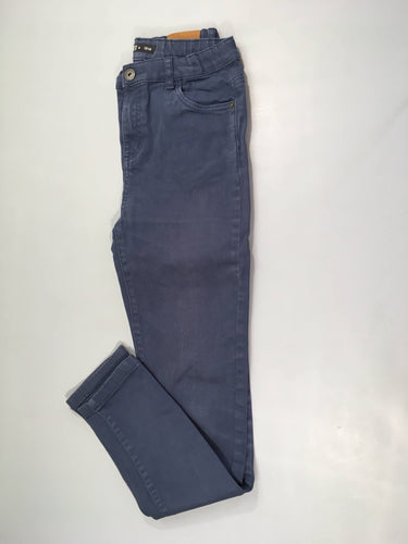 Pantalon toile bleu foncé, moins cher chez Petit Kiwi