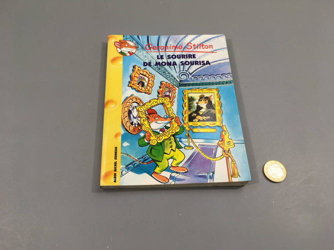 Le sourire de Mona Sourisa, Geronimo Stilton, moins cher chez Petit Kiwi