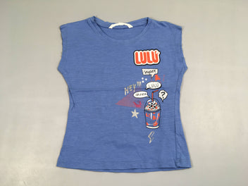 T-shirt s.m bleu flammé Lulu