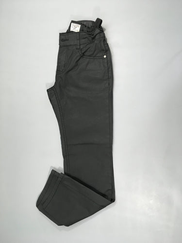 Pantalon très légèrement enduit noir, moins cher chez Petit Kiwi