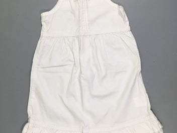 Robe s.m blanche 100%Coton