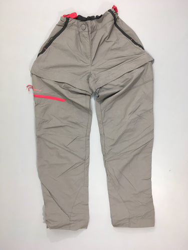 Pantalon de randonnée gris modulable en short, moins cher chez Petit Kiwi