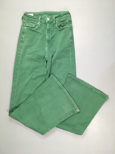 Jeans Flare vert 24-30 Taches à relaver bas, moins cher chez Petit Kiwi