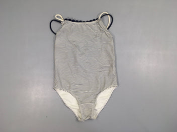 Maillot blanc rayé bleu Taille petit