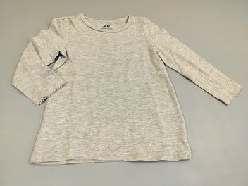 T-shirt m.l gris flammé