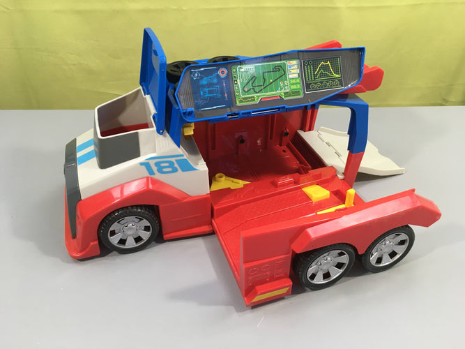 Camion Mobile Paw Patrol Pit Stop Ready Race Rescue Pat Patrouille, moins cher chez Petit Kiwi