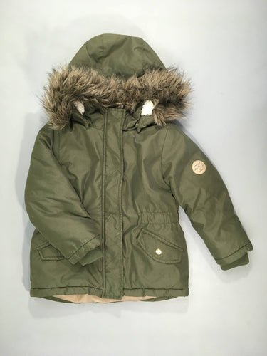 Manteau à capuche amovible faussure, moins cher chez Petit Kiwi