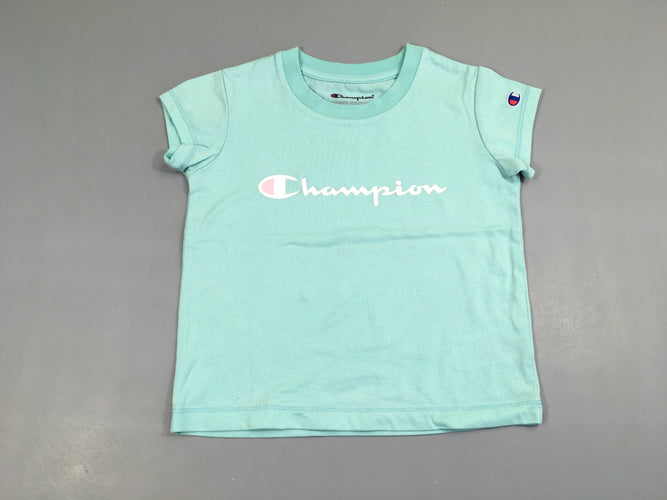 T-shirt m.c turquoise Champion, moins cher chez Petit Kiwi