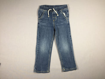 Pantalon jean taille élastique