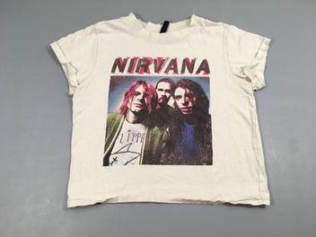 T-shirt m.c écru Nirvana