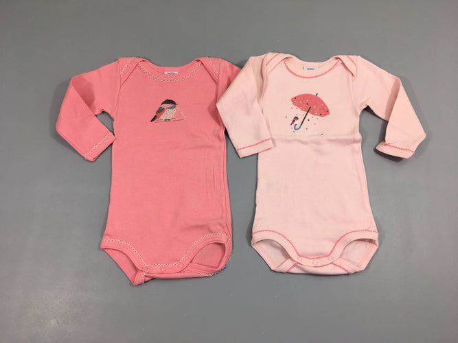 2 Bodies m.l rose parapluie, moins cher chez Petit Kiwi