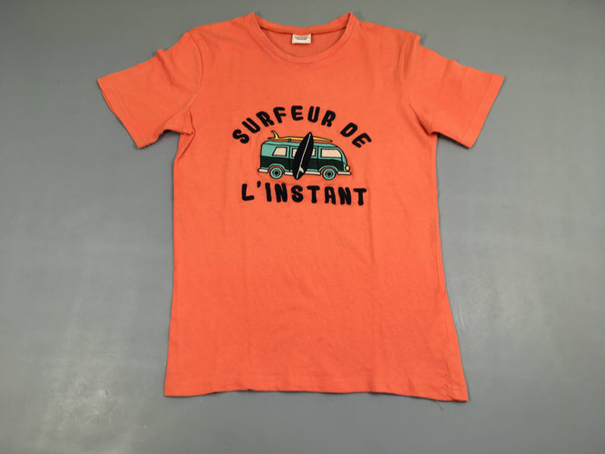 T-shirt m.c orange Surfeur, moins cher chez Petit Kiwi