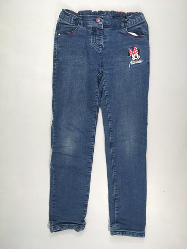 Jeans Minnie doublé jersey, moins cher chez Petit Kiwi