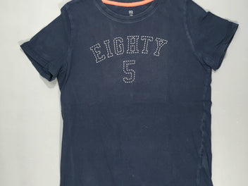 T-shirt m.c bleu foncé Eighty