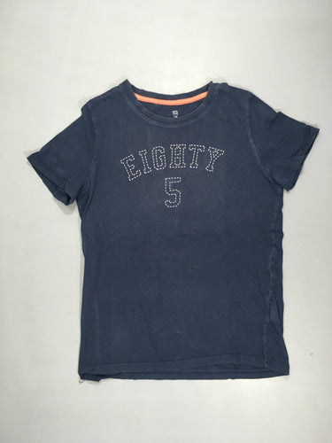 T-shirt m.c bleu foncé Eighty, moins cher chez Petit Kiwi