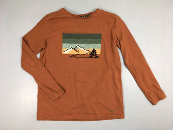 T-shirt m.l brun montagne