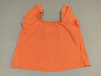 T-shirt m.c mache volants orange
