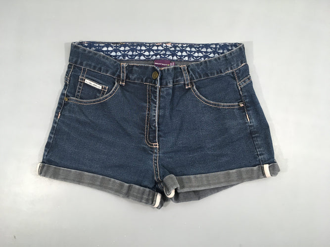 Short en jeans à revers, moins cher chez Petit Kiwi