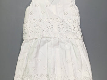 Robe s.m blanche dentelle