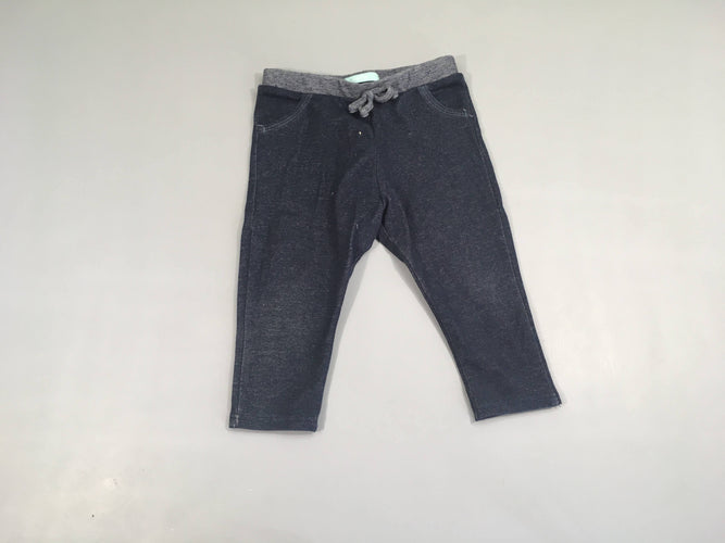 Pantalon molleton denim foncé, moins cher chez Petit Kiwi