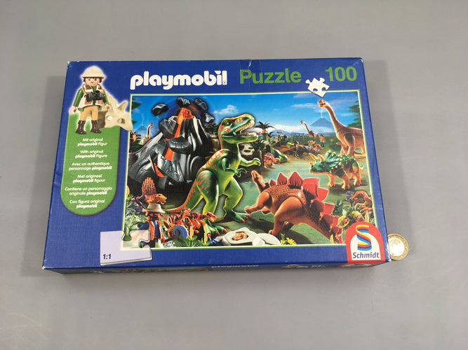 Playmobil Puzzle 100 pcs-Complet, moins cher chez Petit Kiwi