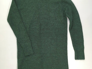 Robe pull vert foncé