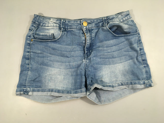 Short en jean à revers, moins cher chez Petit Kiwi