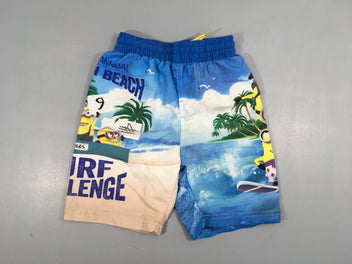 Short long taille élastique  Les minions 100% polyester