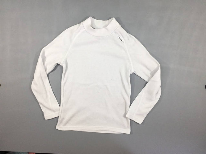 Sous vêtement thermique t-shirt m.l blanc, bouloché, moins cher chez Petit Kiwi