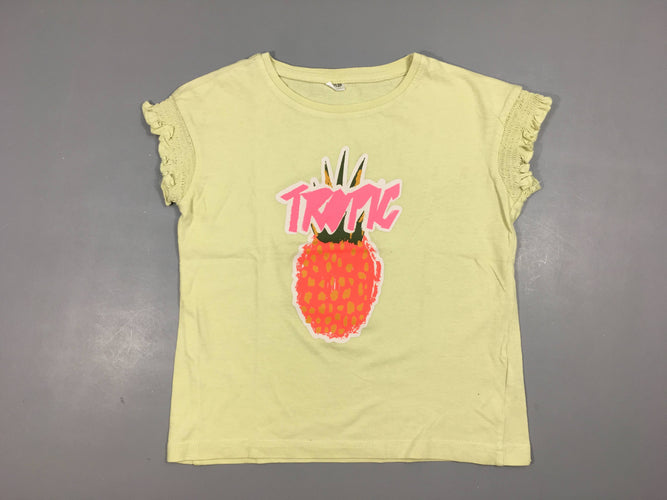 T-shirt m.c jaune Tropic, moins cher chez Petit Kiwi