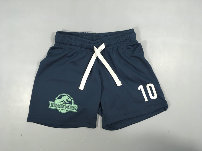 Short de sport bleu marine Jurassic World, moins cher chez Petit Kiwi