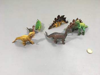 Lot de 7 dinosaures