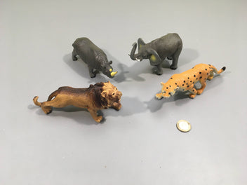 Lot de 4 animaux