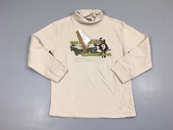 NEUF T-shirt col roulé beige auto