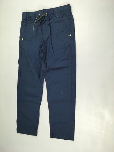 Pantalon léger bleu marine, moins cher chez Petit Kiwi