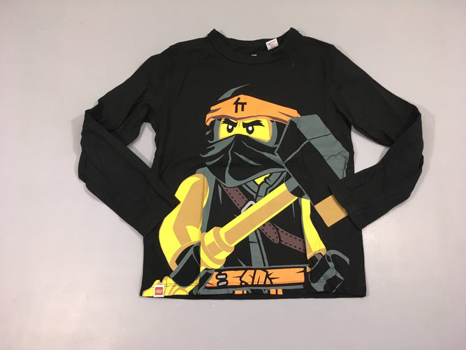 T-shirt m.l noir Ninjago, moins cher chez Petit Kiwi