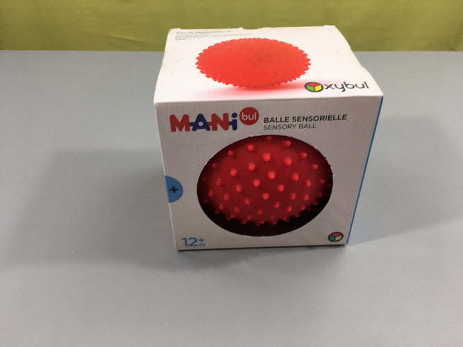 Neuf-Balle sensorielle rouge +12m, moins cher chez Petit Kiwi