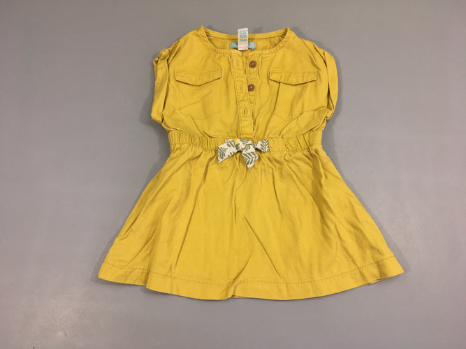 Robe m.c jaune, moins cher chez Petit Kiwi