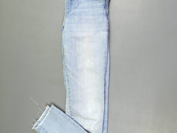 Jeans clair effet délavé