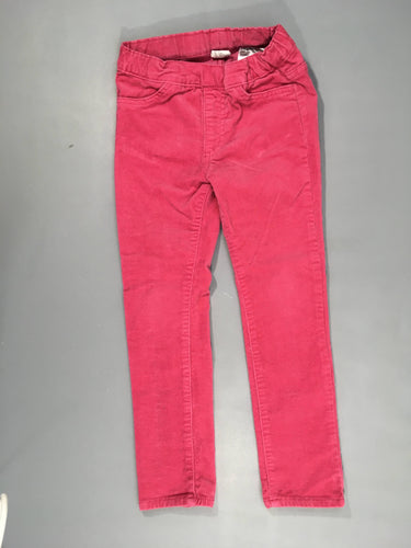 Jegging velours rose, moins cher chez Petit Kiwi