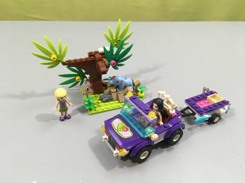 Lego friends 41421 le sauvetage du bébé éléphant, vendu tel que sur la photo, manque quelques éléments