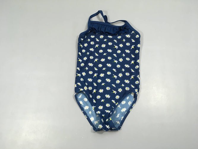 Maillot bleu marguerites, moins cher chez Petit Kiwi