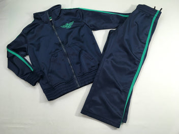 Ensemble training 2pcs bleu marine/vert