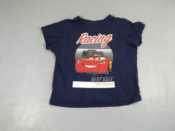 T-shirt m.c bleu foncé Cars Racing