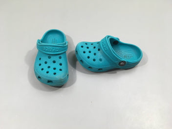 Crocs turquoise, 23-24, à relaver