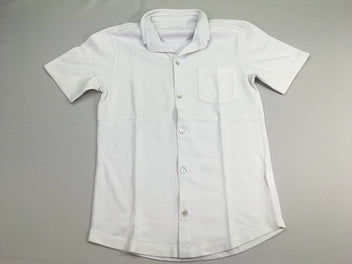 Polo m.c jersey  blanc