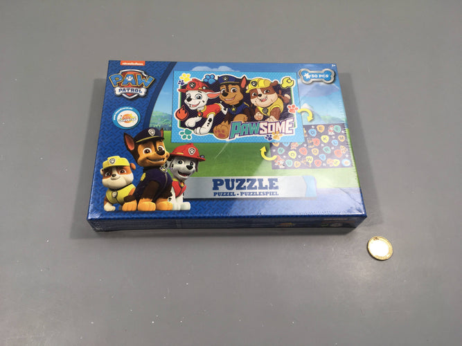 Neuf-Sous blister- Puzzle Paw Patrol 50pcs, moins cher chez Petit Kiwi