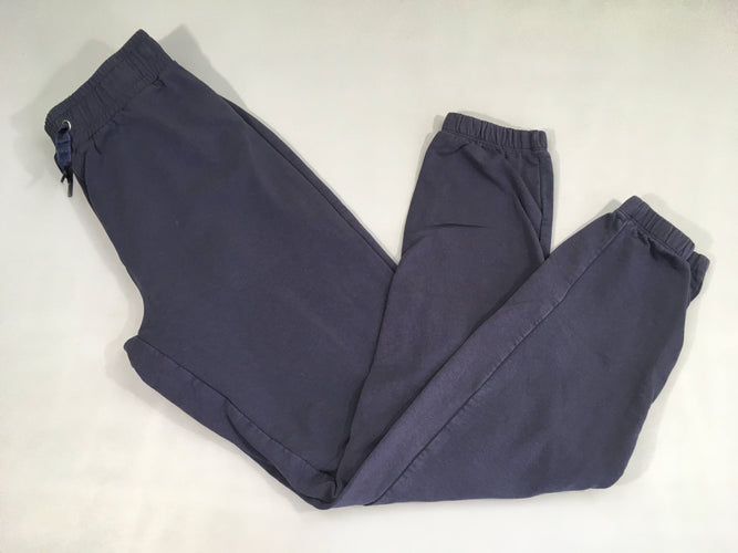 Pantalon de traning molleton bleu foncé, moins cher chez Petit Kiwi